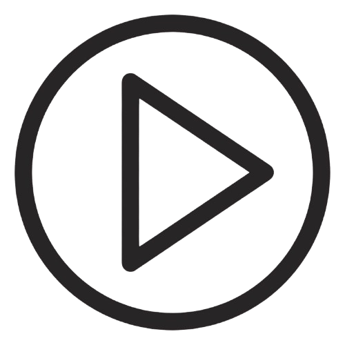 Play button icon in white circle